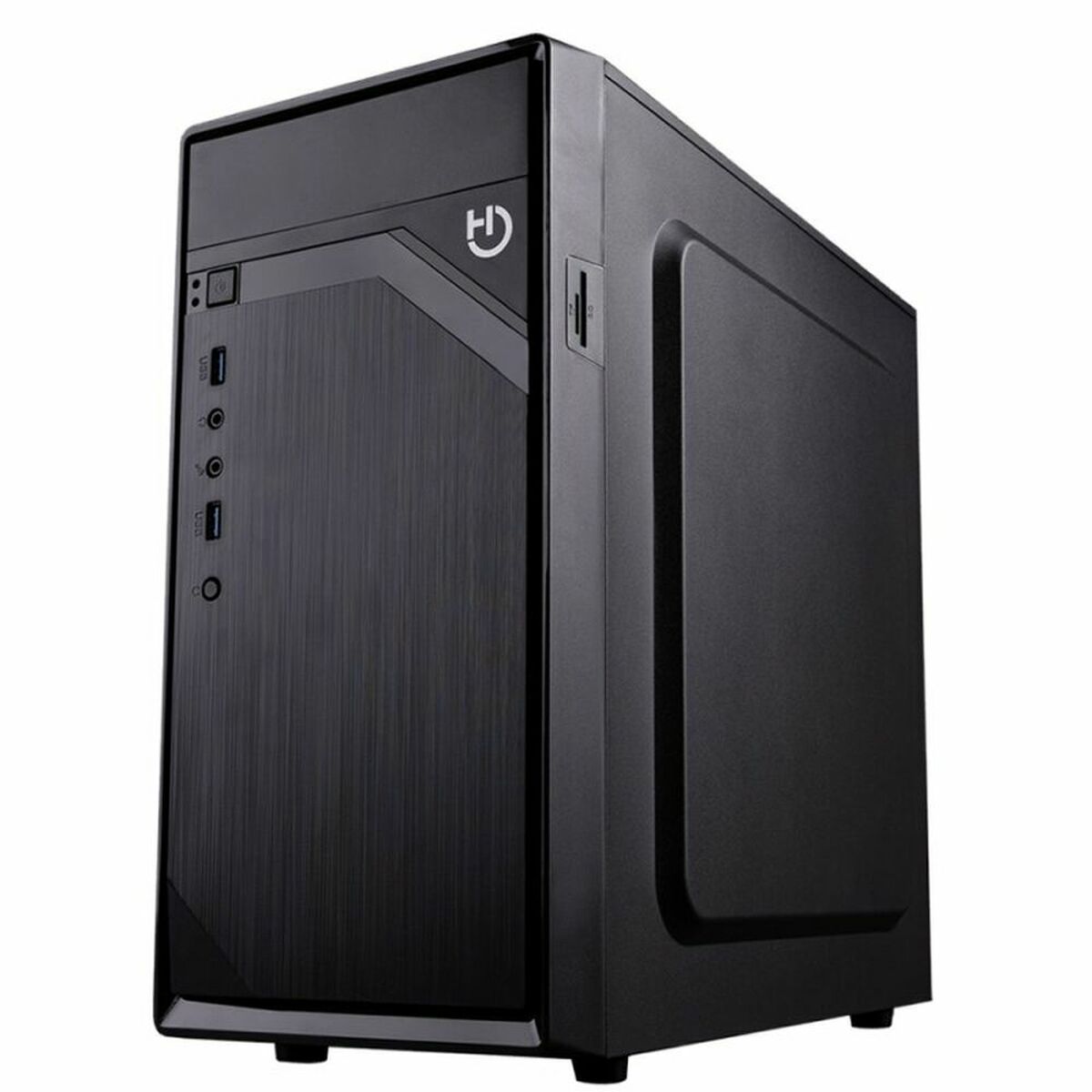 ATX/mATX semi-tornikotelo Hiditec CHA010032 Musta